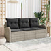 Set de canapele pentru grădină 3 pcs Gri deschis Rattan poli - WALTI WALTI