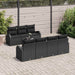 Set de canapele pentru grădină 8 pcs Negru 55 x 55 x 37 cm - WALTI WALTI
