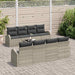 Set de canapele pentru grădină 9 pcs Gri deschis și gri închis - WALTI WALTI