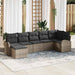 Set de canapele pentru grădină 7 pcs Gri Rattan poli - WALTI WALTI