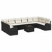 Set de canapele pentru grădină cu pernă 11 pcs Maro, Crem - WALTI WALTI