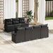 Set de canapele pentru grădină 8 pcs Negru 55 x 55 x 37 cm - WALTI WALTI