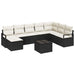 Set de canapele pentru grădină cu pernă 9 pcs Maro, Crem - WALTI WALTI