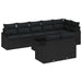 Set de masă pentru grădină cu pernă cu depozitare 9 pcs Negru - WALTI WALTI