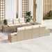 Set de canapele pentru grădină 8 pcs Bej, crem 55 x 55 x 37 cm - WALTI WALTI