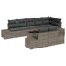 Set de canapele pentru grădină 9 pcs Gri 319 x 154 x 85 cm - WALTI WALTI