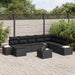 Set de canapele pentru grădină 9 pcs Negru 319 x 209 x 85 cm - WALTI WALTI
