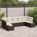 Set de canapele pentru grădină 7 pcs Maro și Crem Rattan poli - WALTI WALTI