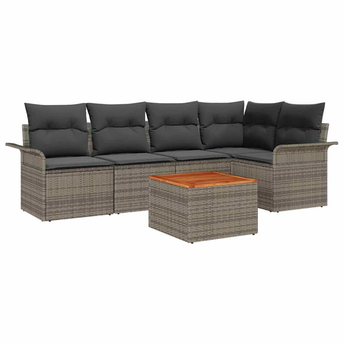 Set de canapele pentru grădină Manual 6 pcs Gri 55 x 55 x 37 cm - WALTI WALTI
