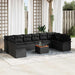 Set de canapele pentru grădină 11 pcs Negru 55 x 55 x 37 cm - WALTI WALTI