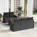 Set de canapele pentru grădină 6 pcs Negru 55 x 55 x 37 cm - WALTI WALTI