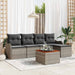 Set de canapele pentru grădină 6 pcs Gri - WALTI WALTI