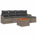 Set de canapele pentru grădină 6 pcs Gri - WALTI WALTI