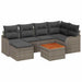 Set de canapele pentru grădină 7 pcs Gri - WALTI WALTI