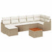 Set de canapele pentru grădină 8 pcs Bej, alb - WALTI WALTI
