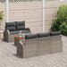 Set de canapele pentru grădină 6 pcs Gri - WALTI WALTI