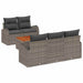 Set de canapele pentru grădină 6 pcs Gri - WALTI WALTI