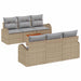 Set de canapele pentru grădină 7 pcs Bej, gri deschis - WALTI WALTI