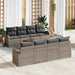 Set de canapele pentru grădină 9 pcs Gri - WALTI WALTI