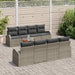 Set de canapele pentru grădină 9 pcs Gri - WALTI WALTI