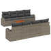 Set de canapele pentru grădină 9 pcs Gri - WALTI WALTI