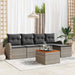 Set de canapele pentru grădină 6 pcs Gri - WALTI WALTI