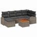 Set de canapele pentru grădină 7 pcs Gri - WALTI WALTI