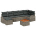 Set de canapele pentru grădină 8 pcs Gri - WALTI WALTI