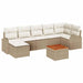 Set de canapele pentru grădină 8 pcs Bej, alb - WALTI WALTI