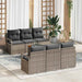 Set de canapele pentru grădină 7 pcs Gri - WALTI WALTI