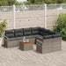Set de canapele pentru grădină 9 pcs Gri - WALTI WALTI
