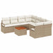 Set de canapele pentru grădină 9 pcs Bej, alb - WALTI WALTI