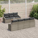 Set de canapele pentru grădină 8 pcs Gri - WALTI WALTI