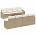 Set de canapele pentru grădină 7 pcs Bej, alb - WALTI WALTI