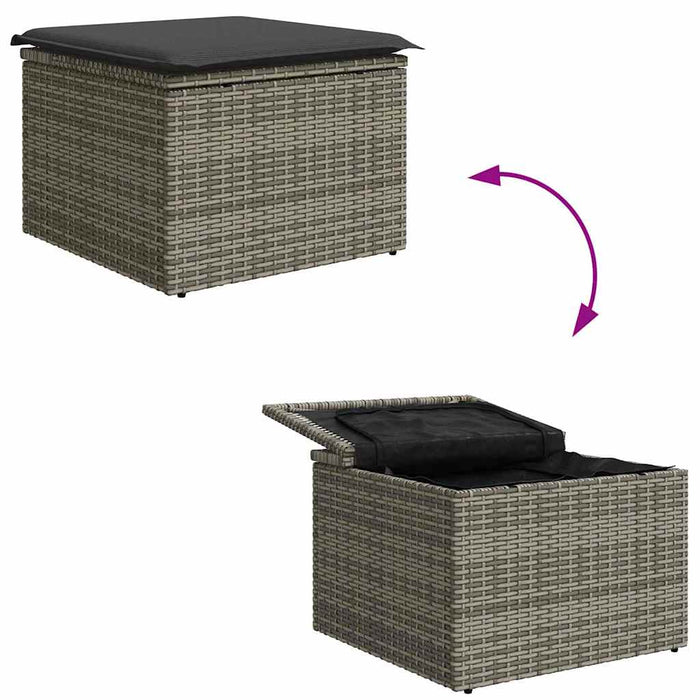 Set de canapele pentru grădină 6 pcs Gri - WALTI WALTI