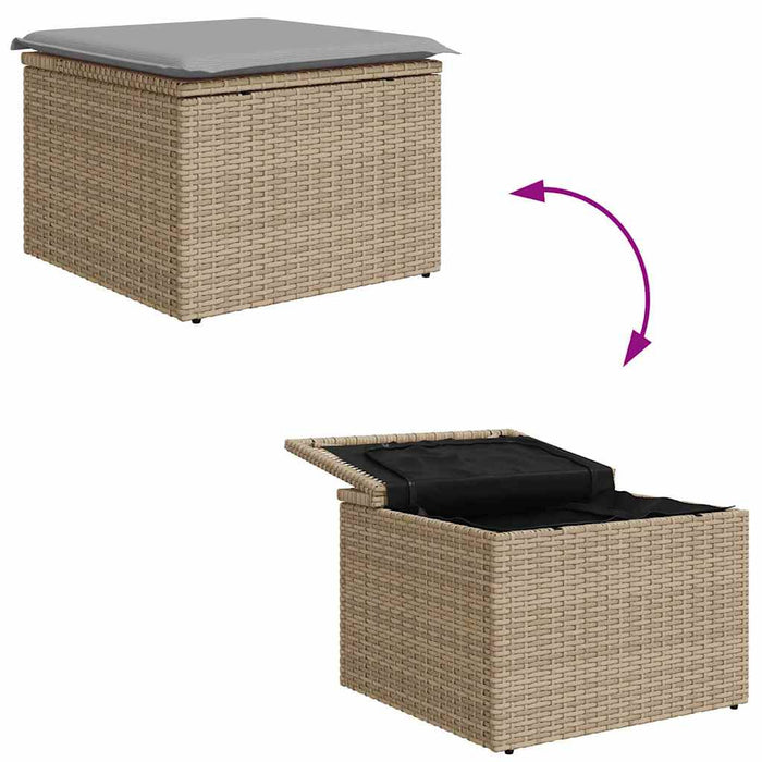 Set de canapele pentru grădină 6 pcs Bej, gri deschis - WALTI WALTI
