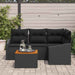 Set de canapele pentru grădină 5 pcs Negru - WALTI WALTI