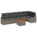 Set de canapele pentru grădină 7 pcs Gri - WALTI WALTI