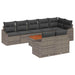 Set de canapele pentru grădină 9 pcs Gri - WALTI WALTI