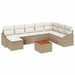 Set de canapele pentru grădină 9 pcs Bej, alb - WALTI WALTI