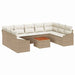 Set de canapele pentru grădină 10 pcs Bej, alb - WALTI WALTI
