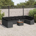 Set de canapele pentru grădină 11 pcs Negru - WALTI WALTI