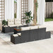 Set de canapele pentru grădină 6 pcs Negru, alb - WALTI WALTI
