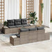 Set de canapele pentru grădină 7 pcs Gri - WALTI WALTI