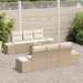 Set de canapele pentru grădină 7 pcs Bej, alb - WALTI WALTI