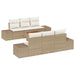 Set de canapele pentru grădină 7 pcs Bej, alb - WALTI WALTI