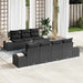 Set de canapele pentru grădină 8 pcs Negru - WALTI WALTI