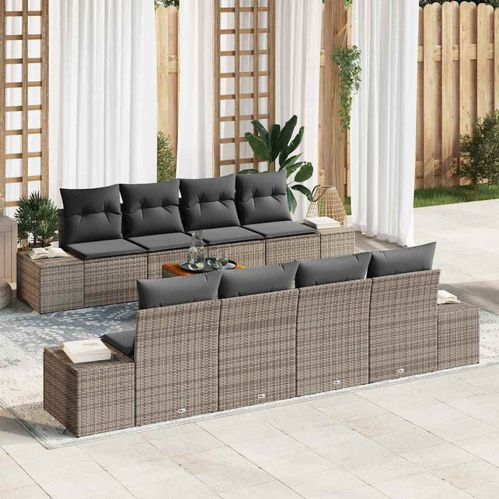 Set de canapele pentru grădină 7 pcs Gri - WALTI WALTI