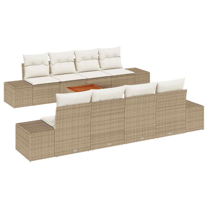 Set de canapele pentru grădină 7 pcs Bej, alb - WALTI WALTI