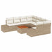 Set de canapele pentru grădină 9 pcs Bej, alb - WALTI WALTI
